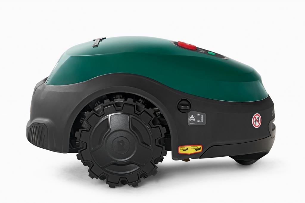 Seitenansicht: Robomow RT700 Mähroboter